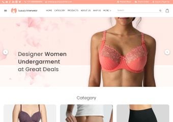 Online Undergarments Shop Website Design & Development Project by