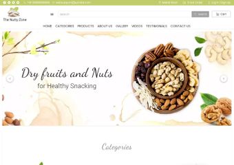 dry fruits website templates