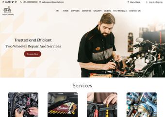 Best FREE Bike Repair and Maintenance Services Website Templates