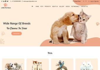 Best FREE Pet Shop Website Templates
