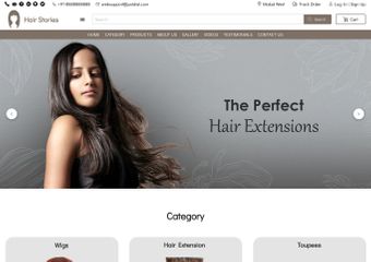 Best FREE Hair and Wig Extension Manufacturer Website Templates