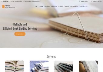 Book binding service discount