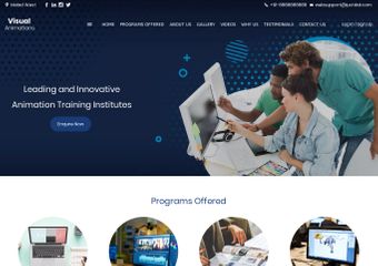Best FREE Multimedia and Animation Training Institute Website Templates
