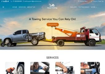 Tow Truck Website Template