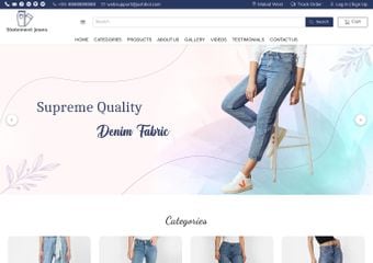 Best FREE Denim Jeans Manufacturer Website Templates