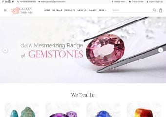 Best Free Gemstones Dealer Website Templates
