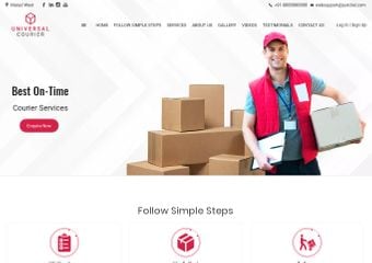 Best Free Courier Services Website Templates