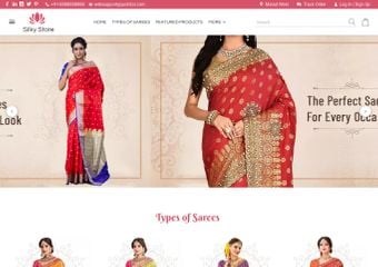 Best Free Saree Retailers Website Templates