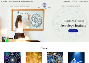 Best FREE Astrology Training Centre Website Templates