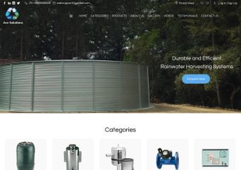 Best FREE Rain Water Harvesting System and Solutions Website Templates