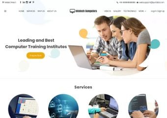 Best Free Computer Training Institute Website Templates