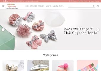Hair accessories websites discount