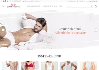 Best FREE Men, Women and Kids Innerwear Shop Website Templates