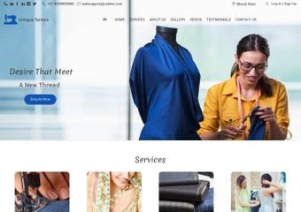 Tailoring website on sale