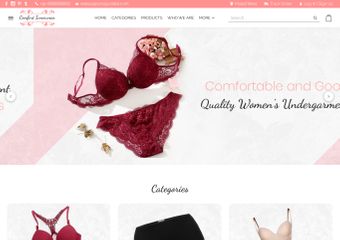 Best FREE Lingerie and Women's Underwear Website Templates