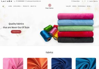 Fabric Manufacturers|Fibers Yarns And Threads Free Website Templates