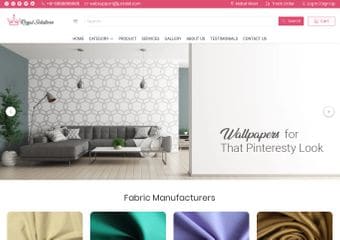 Fabric Manufacturers|Home Furnishing|Wallpaper Free Website Templates