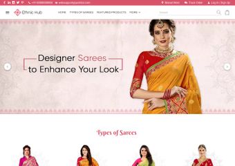 Best Free Saree Retailers Website Templates