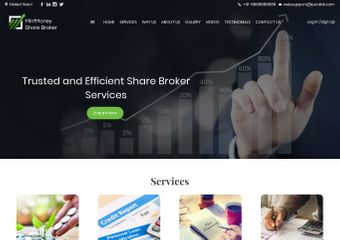 Best Free Stock Trading And Share Market Broker Website Templates