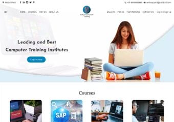 Best Free Computer Training Institute Website Templates