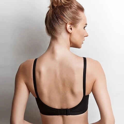 Buy Libertina - Petite Black Colour Non Padded Comfortable, Skin Friendly  Fancy Women Cotton Bra with Elastic Strap - Pack of 1 at