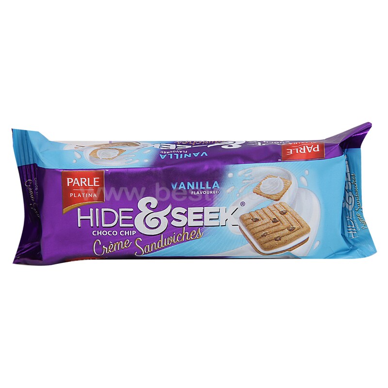 Parle Hide Seek Cream Biscuit Vanilla 100 Gm Biscuits Cakes Supermarket Wala Amravati Maharashtra