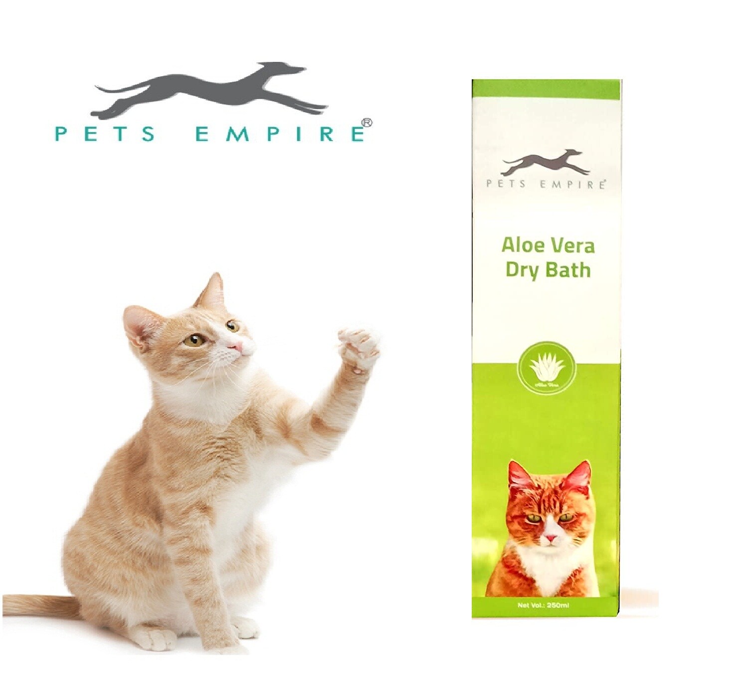 Pets Empire Waterless Cat Shampoo All Natural Dry Shampoo For Cats No