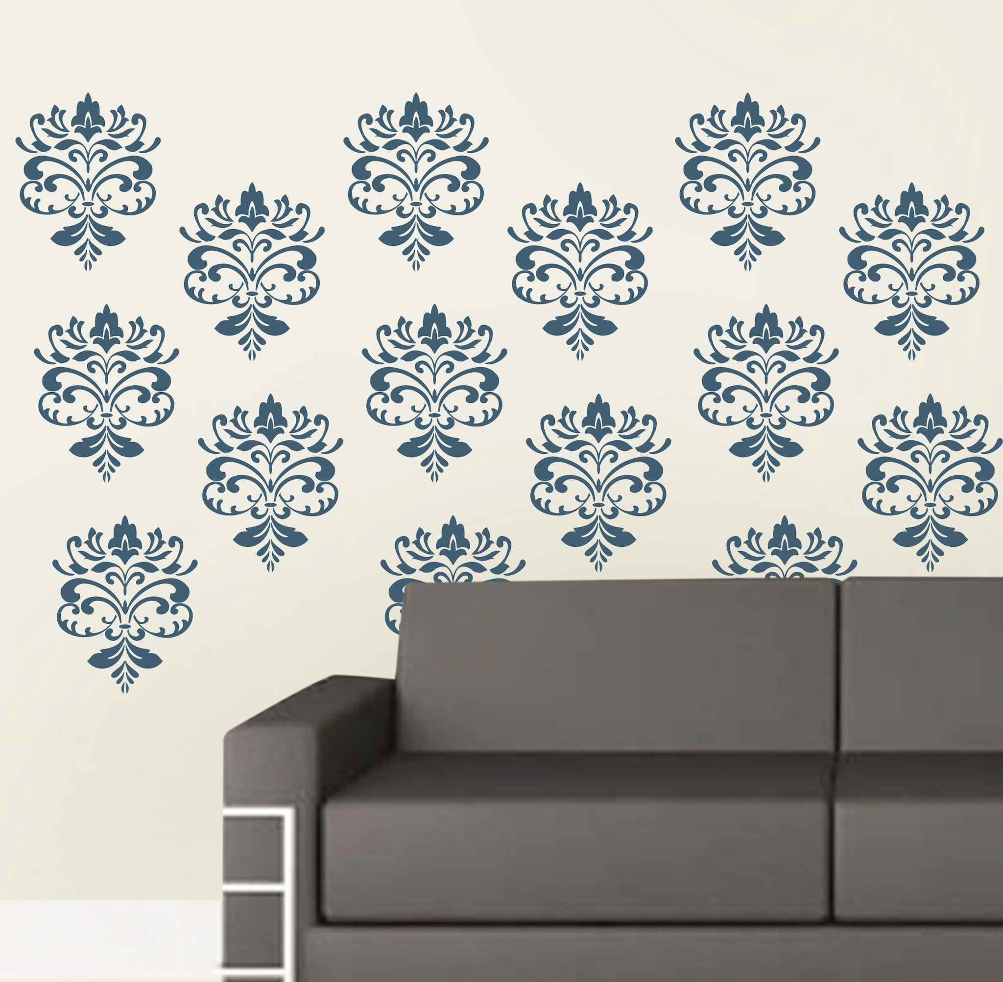 Damask Wall Stencils