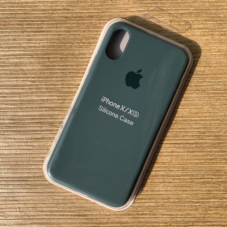 Premium Silicon Cases For Apple Iphone X Xs Midnight Green Cases Covers Trybhi India Udaipur Rajasthan