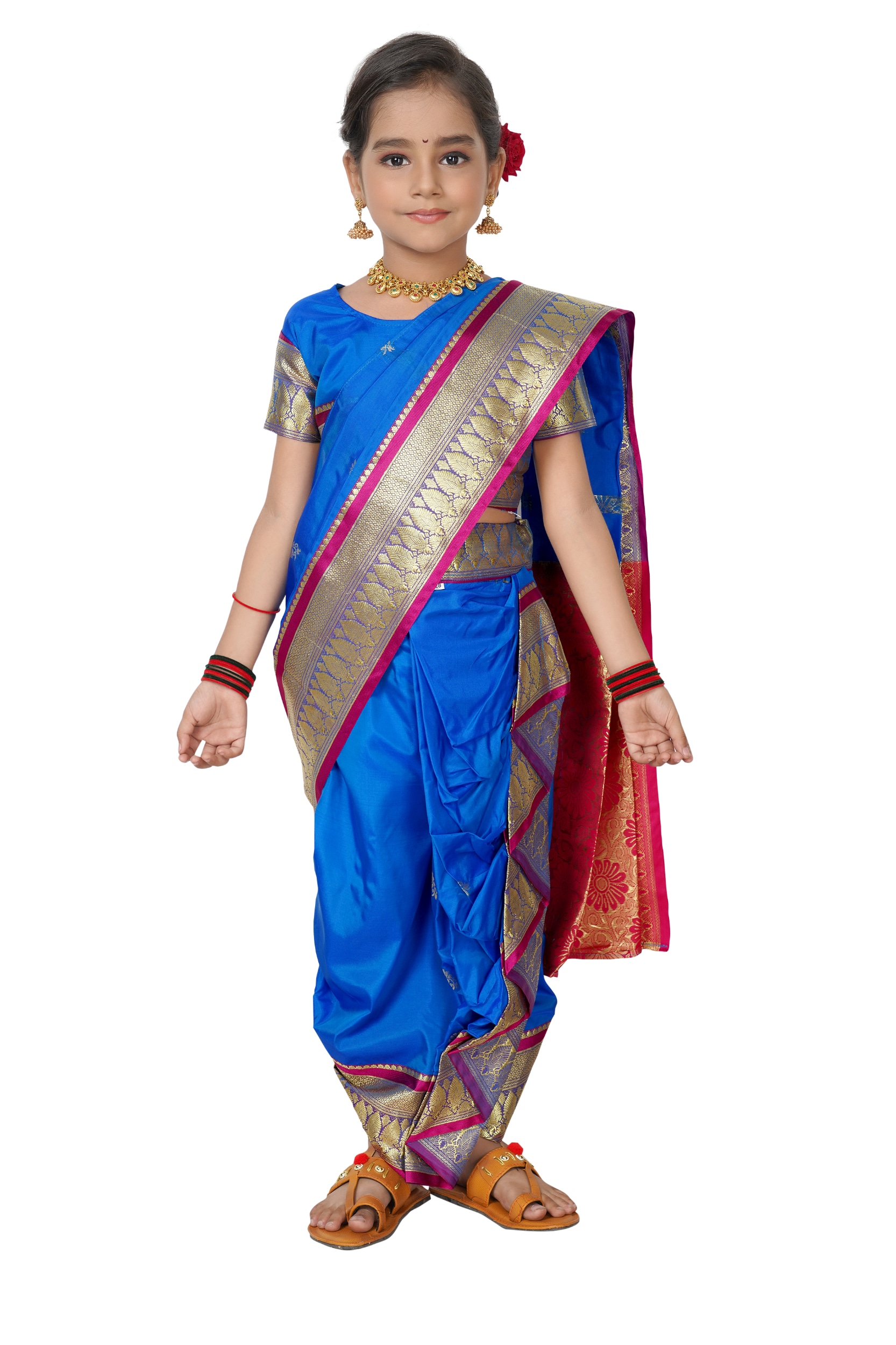 Fashion Collection - Ready to wear nauvari saree#kids | Facebook