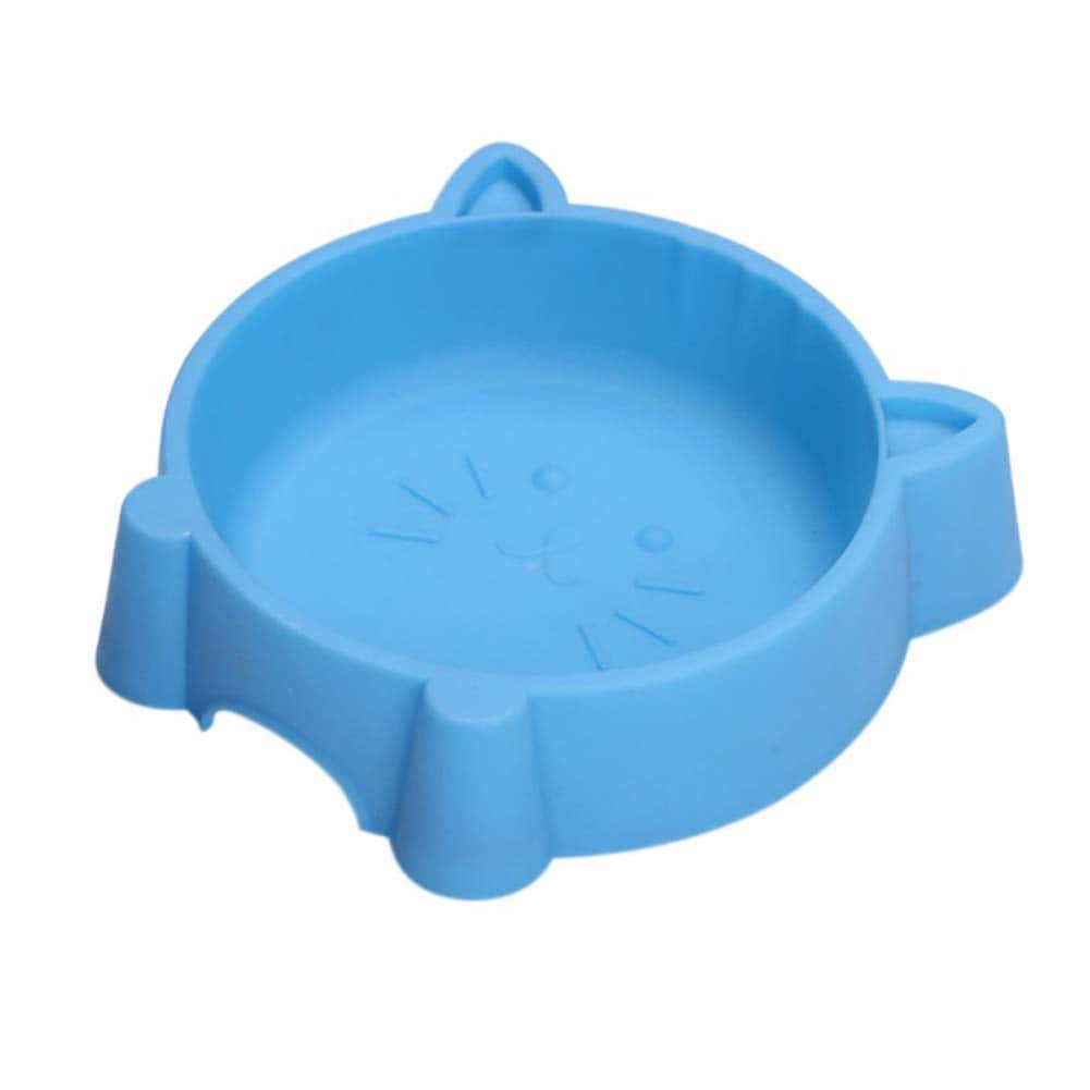 Pets Empire Pet Plastic Bowl Bowl Plastic Non-Slip Cat Face Shape Dogs ...