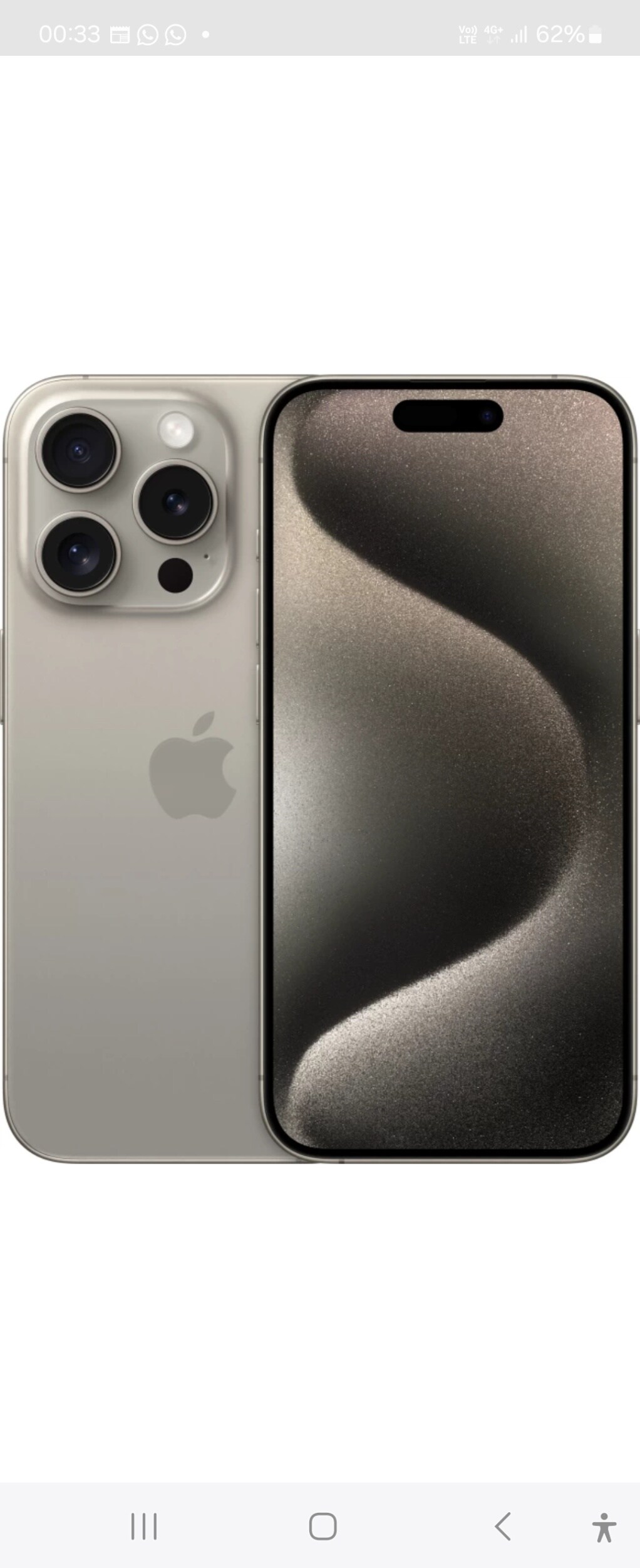 Apple iPhone 15 Pro Max 256 GB Japan - Sealed Packed Natural 
