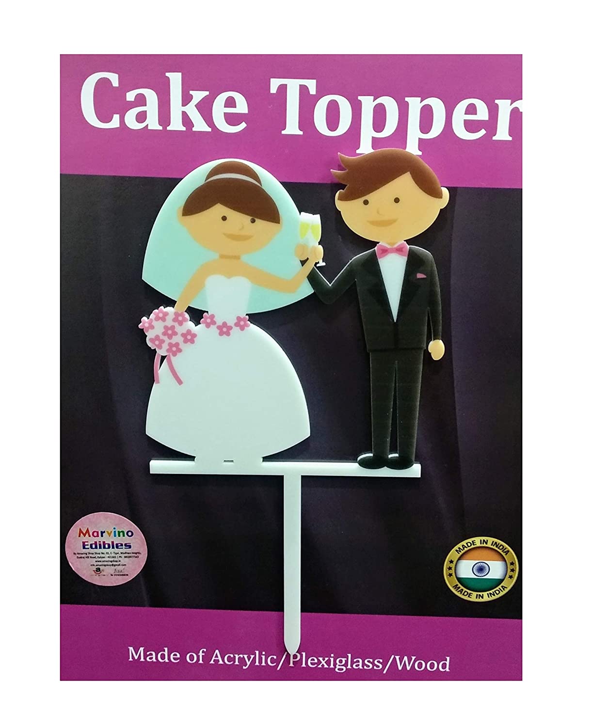 Bride Groom Wedding Cake Topper | Wedding Cake Decoration | Acrylic Cake  Toppers - Bride - Aliexpress