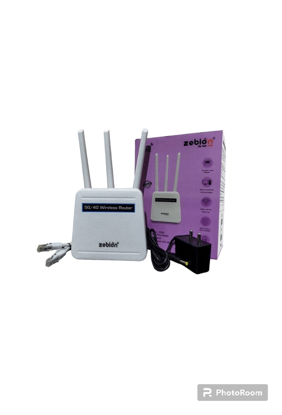 Zebion 4G/5G Sim Based Wi-Fi Router - Router - Maheshwari Sales