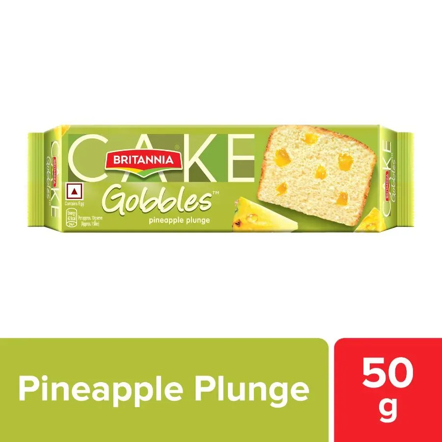 Britannia Cake Pineapple Plunge 50g