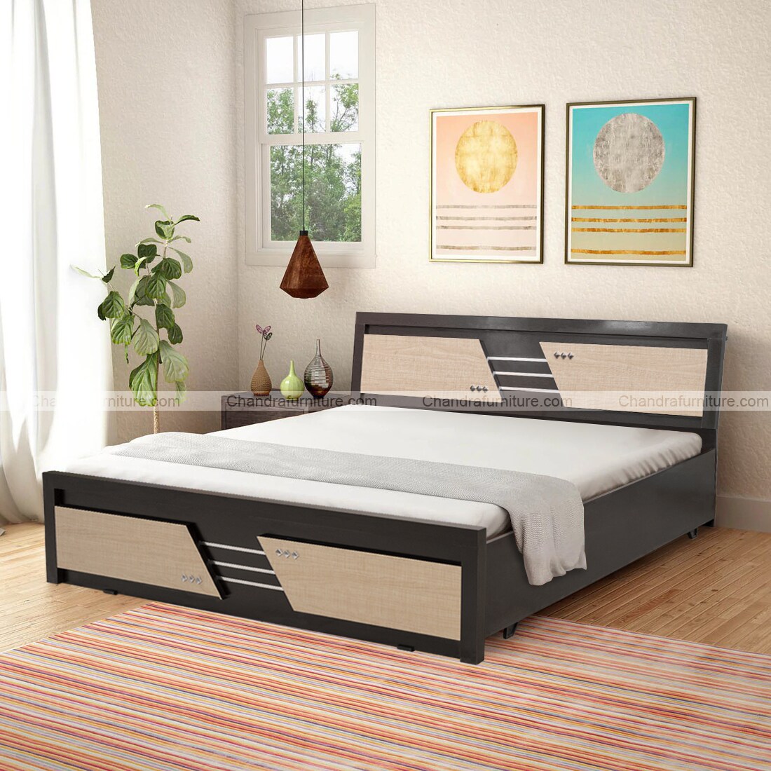  CHANDRA FURNITURE  KING SIZE BED CLS 08  With Hydraulic 