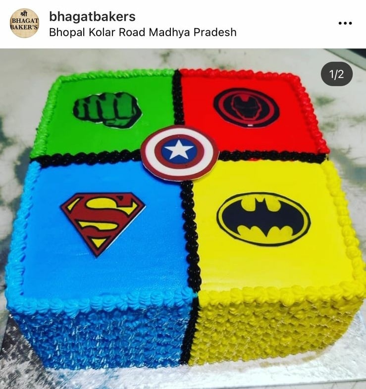 Superman buttercream cake | Superman birthday cake, Superman cakes, Cake