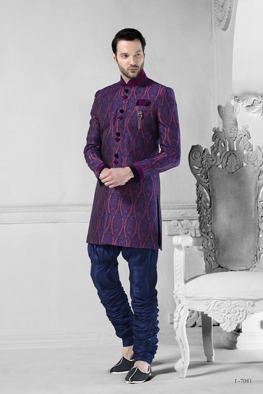 Veera paridhaan men's clearance banarasi print nehru jacket