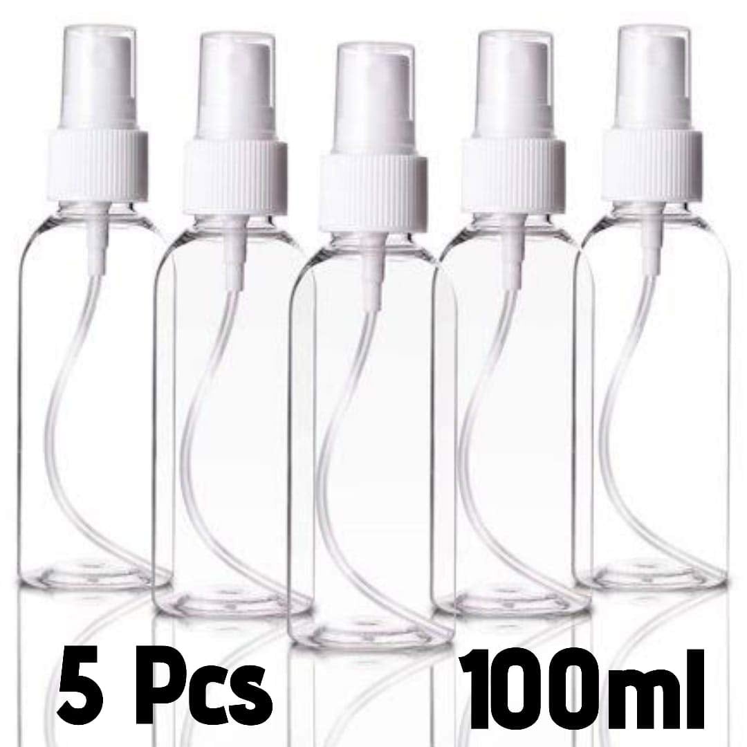 Big Clear!]Small Spray Bottle - Fine Mist Hair Sprayer - Refillable and  Reusable Plastic Bottles for Oils, Perfume, Suitable for Liquid  （100/150/200ML) 