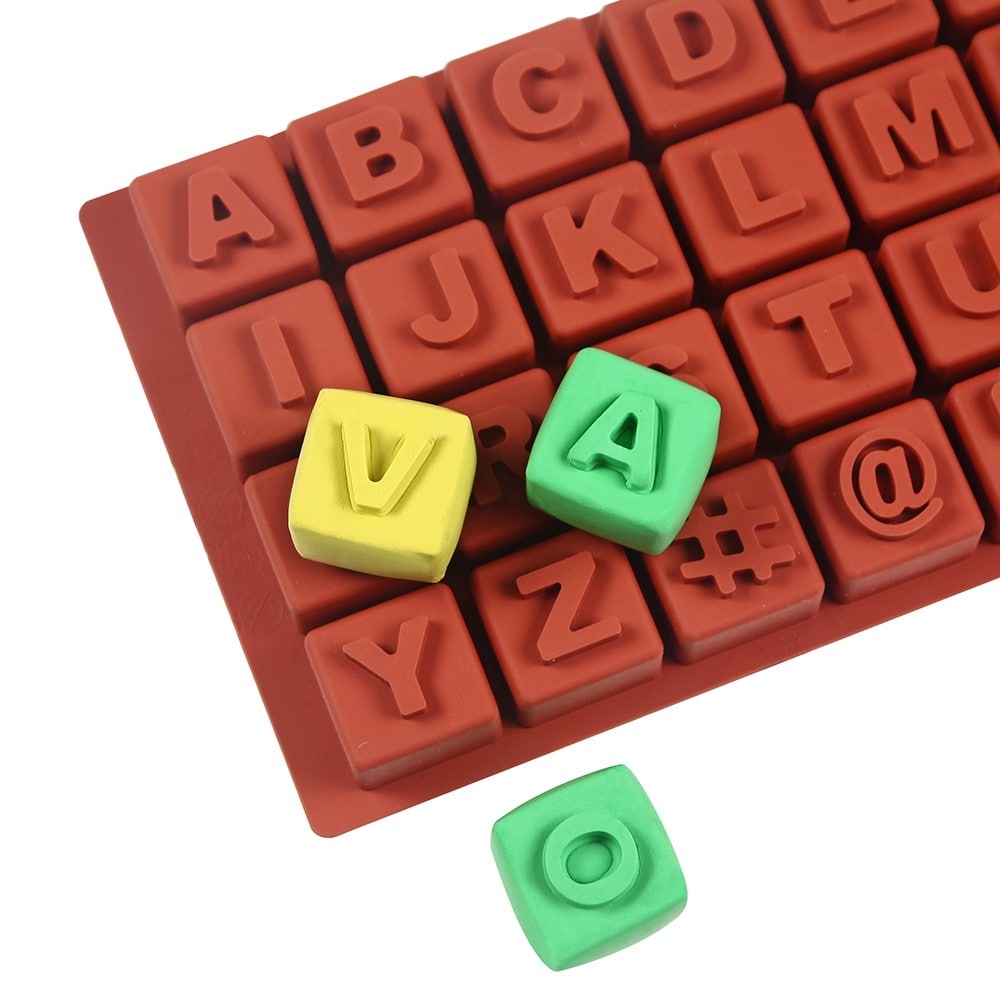Letter Mold/letter Mold Alphabet Silicone Rubber/alphabet - Etsy
