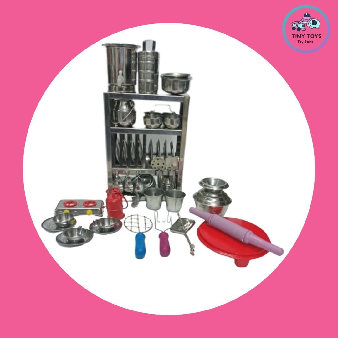 Mini Small Kitchen Real Cooking Set Real Version Full Set Online