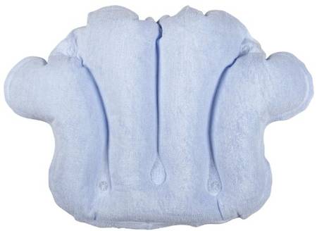 Deluxe Comfort Inflatable Bath Pillow Sky Blue Bathtub Pillows