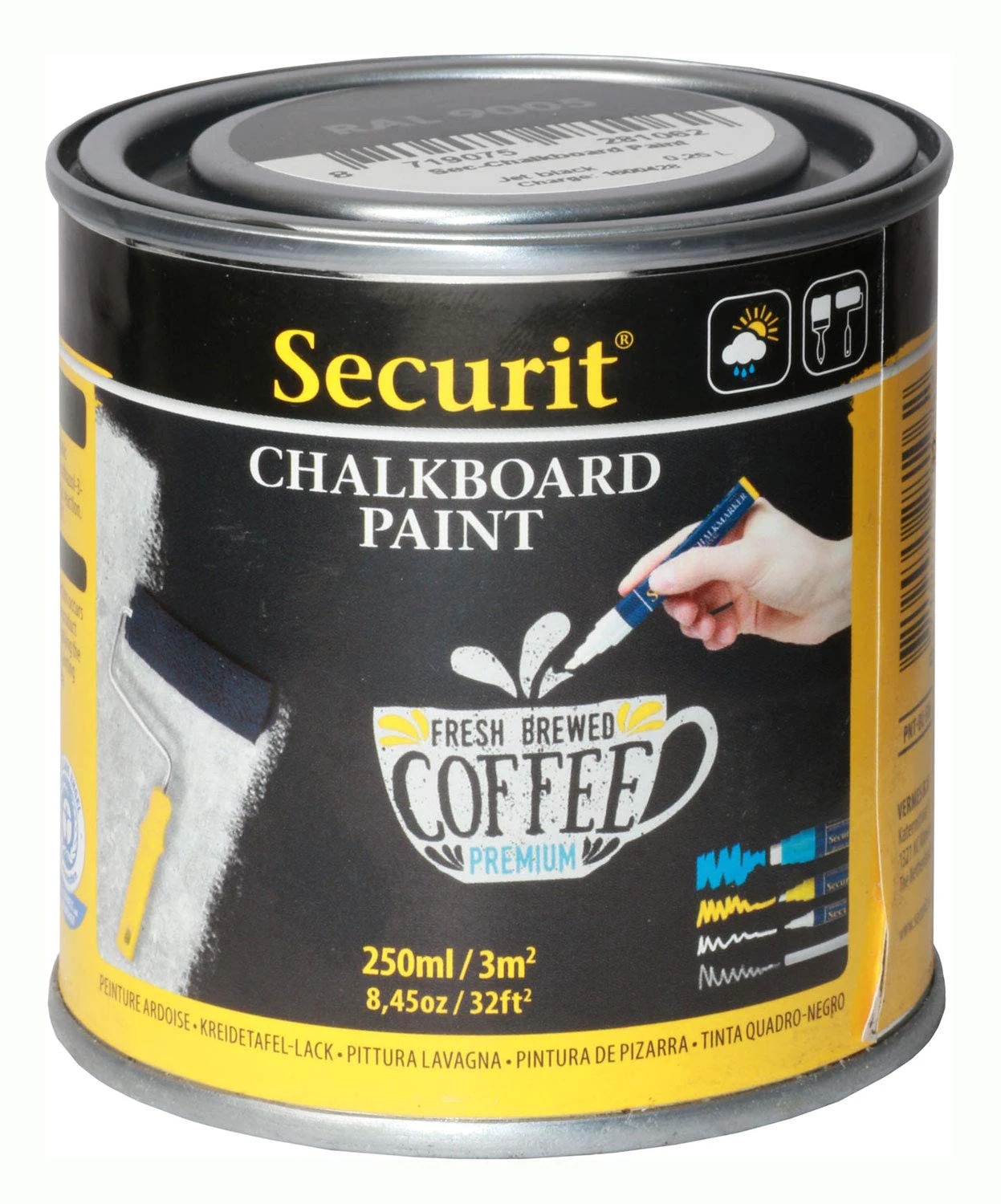 Black Chalkboard Paint, 250ML