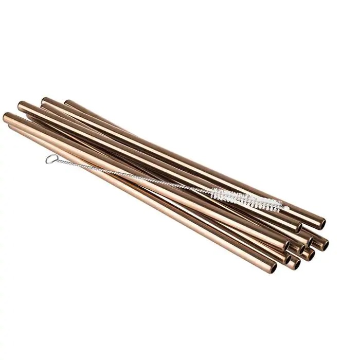 Set Steel Straws - 18 cm