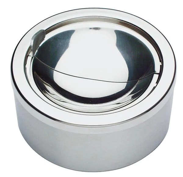 Aps 52 Ashtray Round O 12 Cm Height 5 5 Cm Stainless Steel Satin Finish With High Polished Windcover In Colour Box Ashtray Hco Hotel And Home Concepts Pvt Ltd Cunningham Road Bangalore Karnataka