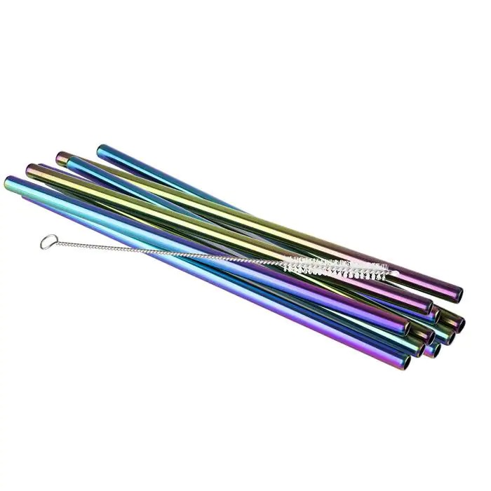 Set Steel Straws - 18 cm