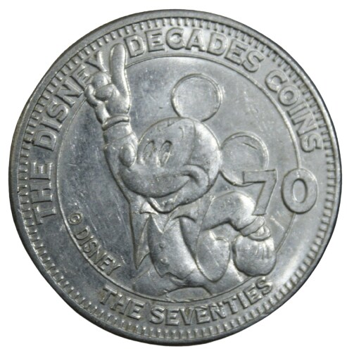 Token - Disney Decades of Coins 1979 Mickey Mouse Disco Token Coin