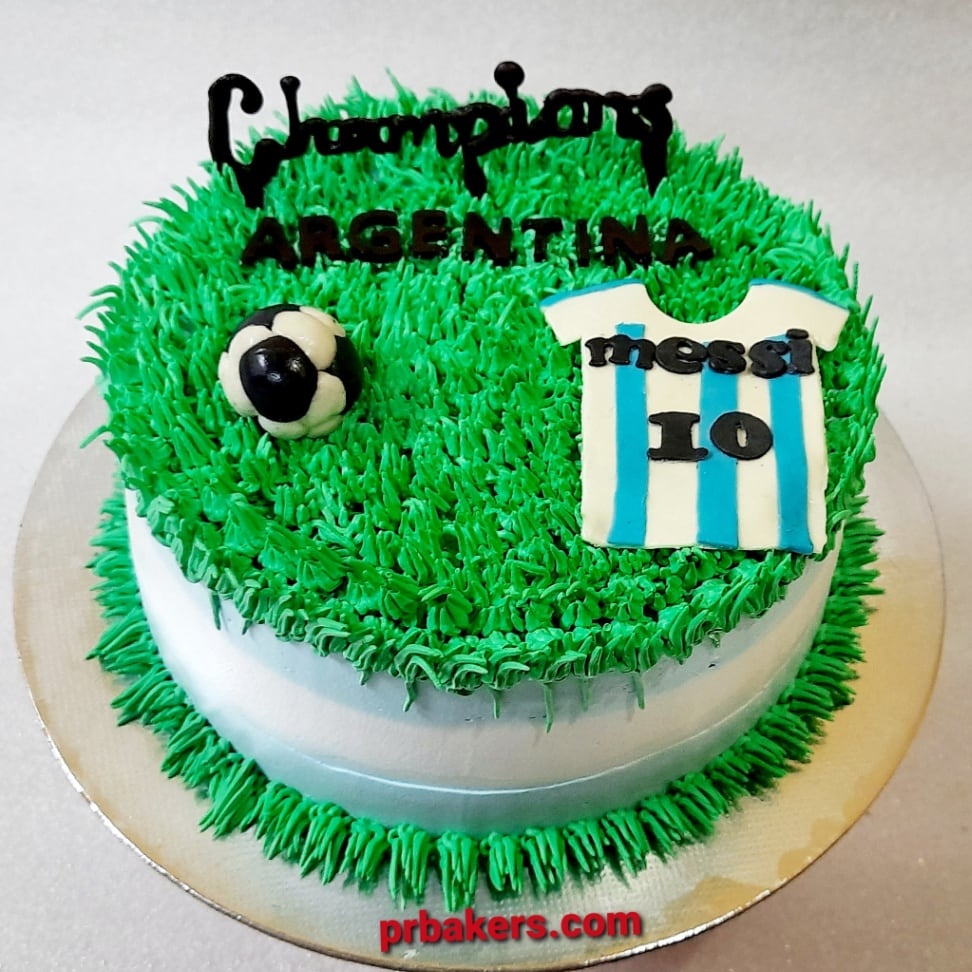 Argentina Flag Theme Cake // Simple Purple Birthday Cake // Celebration # argentina #mafrunjannat - YouTube