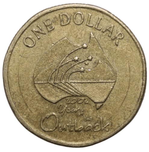 1 Dollar (2002) 'Year of the Outback' (Elizabeth II) Australia