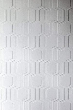 Brewster RD5671 Hive Paintable Geometric Wallpaper white